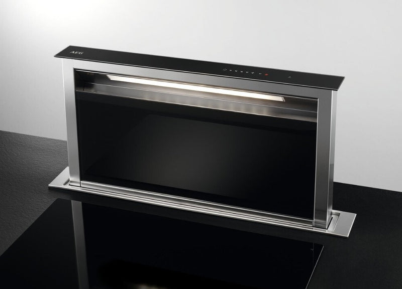 AEG DDE5980G - Black Downdraft Extractor Hood - A energy