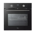 Midea MBO65M90D2C-BK - Black Built-In Single Oven - Multifunction with Catalytic Liners - A+ Energy