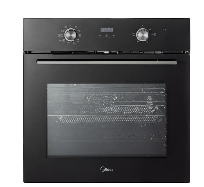 Midea MBO65M90D2C-BK - Black Built-In Single Oven - Multifunction with Catalytic Liners - A+ Energy