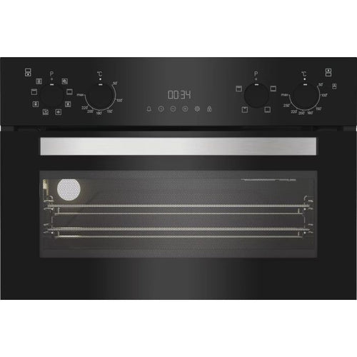 Hotpoint DIH82GB - Black Double Oven - 71L Main + 38L Top - A Energy