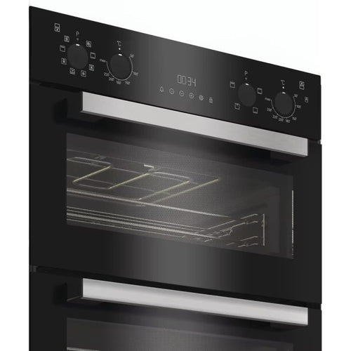 Hotpoint DIH82GB - Black Double Oven - 71L Main + 38L Top - A Energy