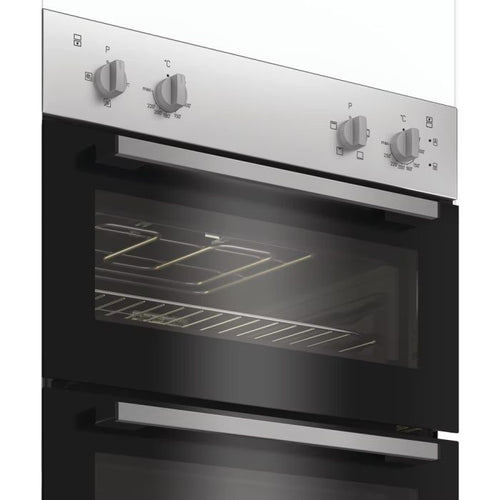 Indesit DII 10N S - Silver Built-in Double Electric Oven - 69L/36L - A++ Energy