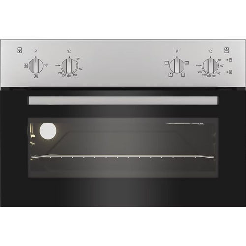 Indesit DII 10N S - Silver Built-in Double Electric Oven - 69L/36L - A++ Energy