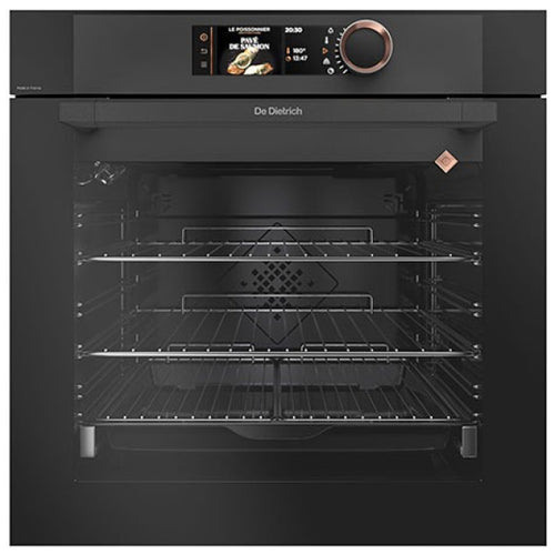 DeDietrich DOP8785A - Black 73L Single Oven - Pyrolytic Cleaning - 16A