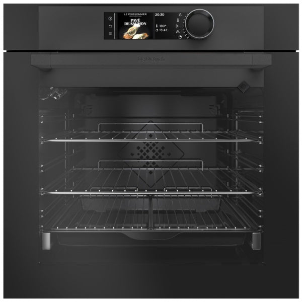 DeDietrich DOP8785BB - Black Single Oven - 73L Capacity - Pyrolytic Cleaning