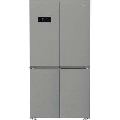 Hotpoint HPGF 6544 X4UK - Brushed Steel American Fridge Freezer - 572L - E Rating