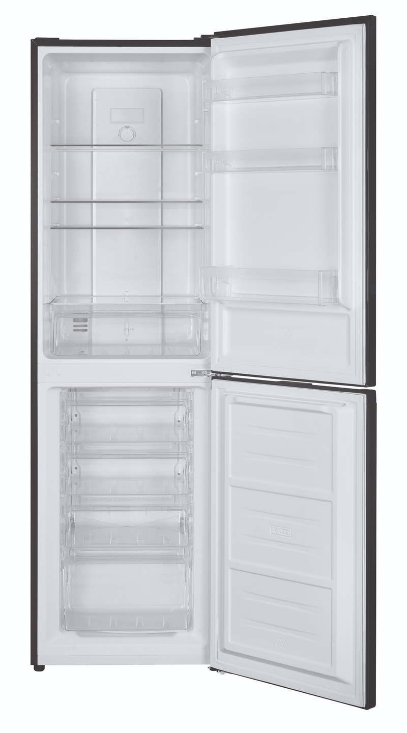 Iceking IK5050BK - Black Freestanding Frost Free Fridge Freezer - E energy
