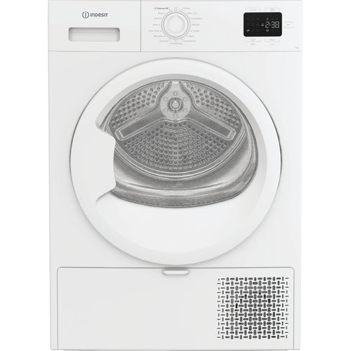 Indesit C YSD 72D WW UK - White 7KG Heat Pump Tumble Dryer - Front Load - E Rated