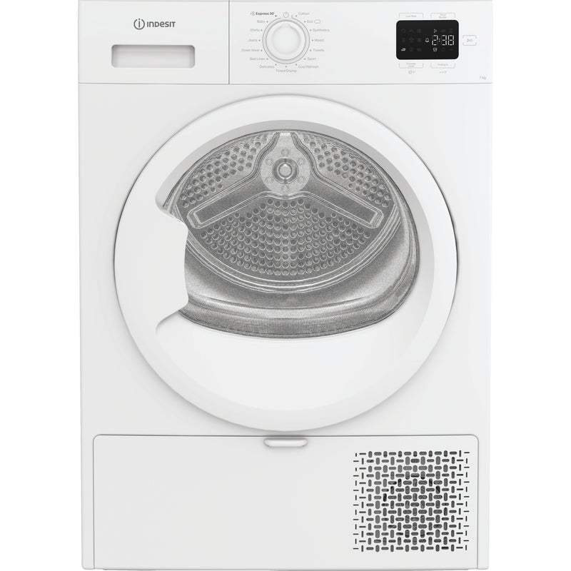 Indesit C YSD 72D WW UK - White 7KG Heat Pump Tumble Dryer - Front Load - E Rated