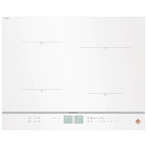 De Dietrich DPI7670W - White 4 Zone Electric Hob