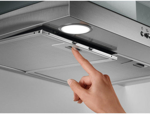 AEG DTB3954M - Stainless Steel/Glass Chimney Hood - 90cm Wide - C Energy Rated