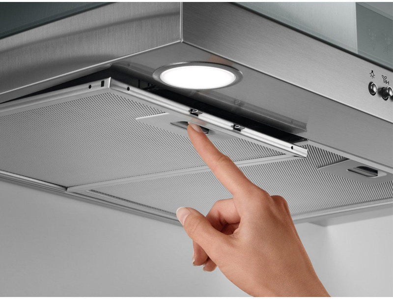 AEG DTB3954M - Stainless Steel/Glass Chimney Hood - 90cm Wide - C Energy Rated