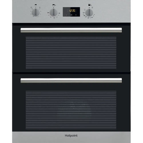 Hotpoint DU2 540 IX - Stainless steel Built under Electric Double Oven - B/B energy - Display