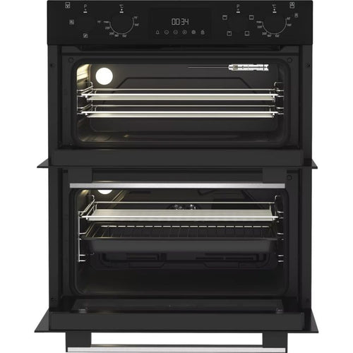 Hotpoint DUH 10D B- Black Double Oven - 86L - A Energy