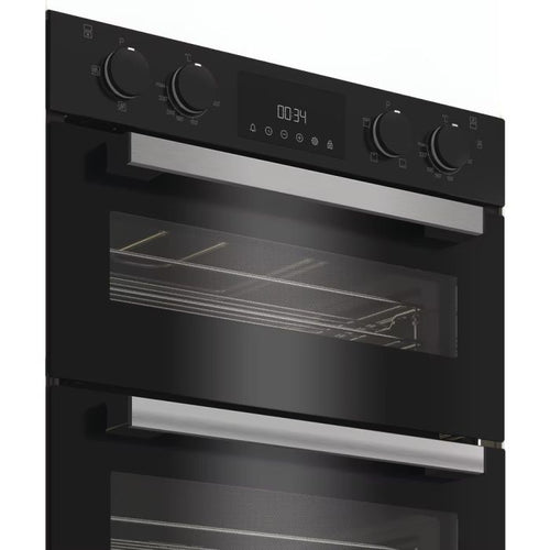 Hotpoint DUH 10D B- Black Double Oven - 86L - A Energy