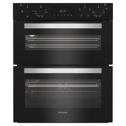 Hotpoint DUH 10D B - Black Double Oven - 86L - A Energy