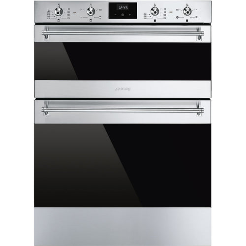 Smeg DOSF6300X - Stainless steel Built in Electric Double Oven - Manual cleaning - A/B energy