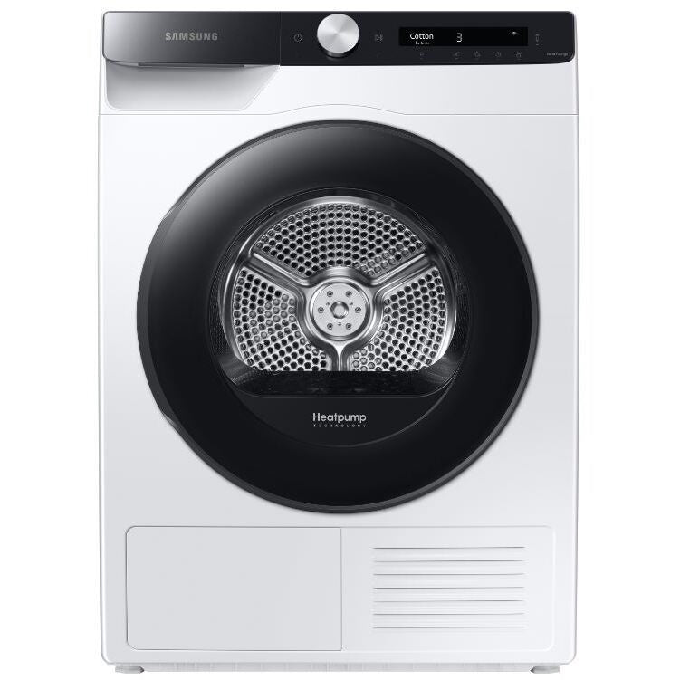 Samsung DV90T5240AE/S1 - White 9KG Heat Pump Condenser Dryer - A+++ energy