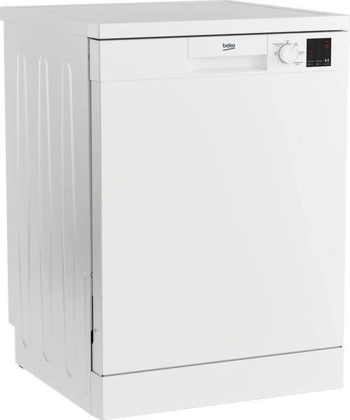 Beko DVN05C20W - White Full Size Dishwasher - 13 Place Settings - E Energy Rating