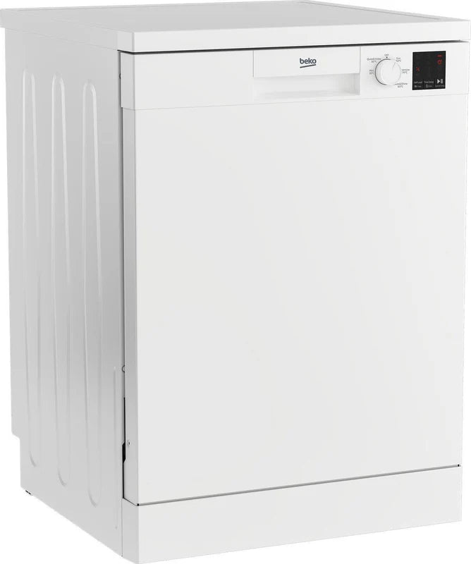 Beko DVN05C20W - White Full Size Dishwasher - 13 Place Settings - E Energy Rating