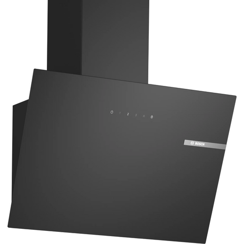 Bosch DWK65DK60B - Black Chimney Extractor Hood - A energy