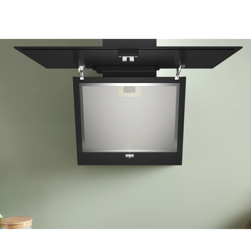 Bosch DWK85DK60B - Black Chimney Extractor Hood - A energy