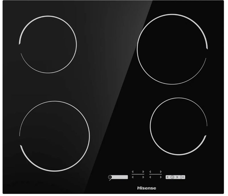 Hisense E6431C - Black 4 Zone Electric Hob