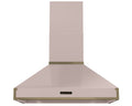 Rangemaster RPREHD90PPPK/AB1 90cm Prestige Cooker Hood - Pale Pink with Antique Brass Trim