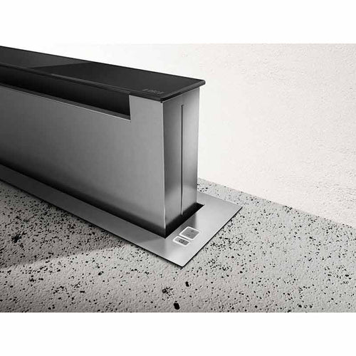 Elica PRF0120979 - Black 90cm Downdraft Hood Extractor - A energy