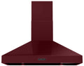 Rangemaster RDLXHD110PBOR/CM1 110 Deluxe Hood - Bordeaux / Chrome