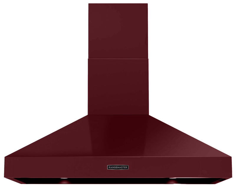 Rangemaster RDLXHD110PBOR/CM1 110 Deluxe Hood - Bordeaux / Chrome
