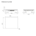 Elica Primis 604 Plus Raw - Black Induction Hob - 4 Cooking Zones