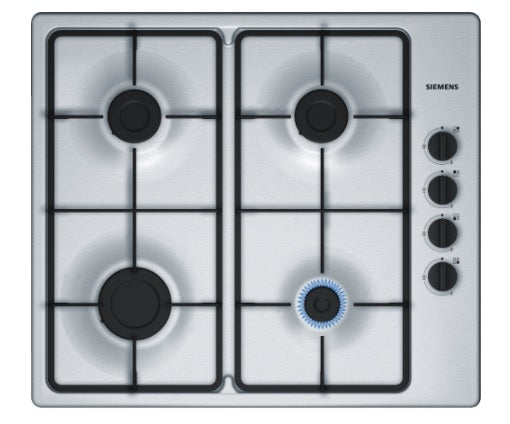 Siemens EB6B5PB60 - Stainless steel 4 Zone Gas Hob