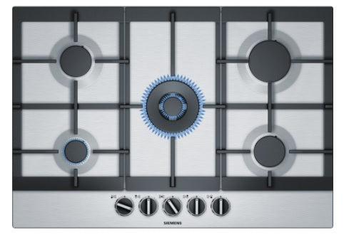 Siemens EC7A5RB90 - Stainless steel 5 Zone Gas Hob