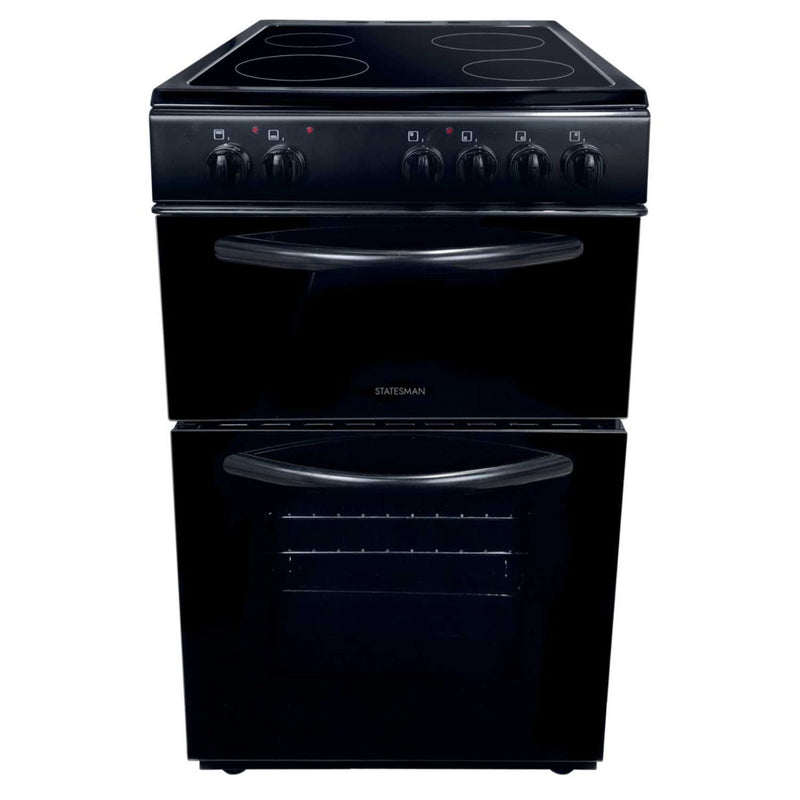 Statesman EDC50B - Black 4 Zone Electric Cooker - Display