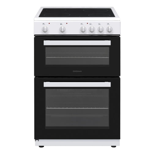 Statesman EDC60W2 - White 4 Zone Electric Cooker - A energy