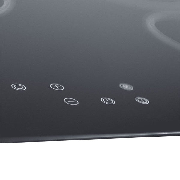 SIA CERH75BL - Black 75cm 5 Zone Ceramic Hob - Frameless Touch Control