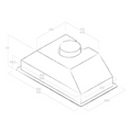 Elica ERA STD 60 - Grey Extractor - C energy - Display