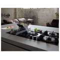 Elica NT-FLAME-BLK-DO - Black 4 Zone Venting Hob - A energy