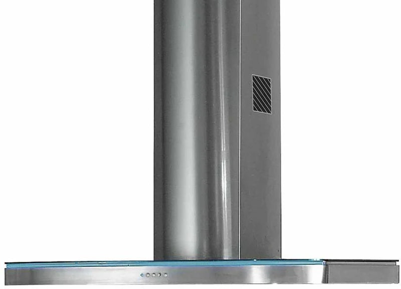 Glass Ranger Master Rangemaster ELTHDC110SG - Stainless Steel/Glass 110cm Chimney Hood - B ...