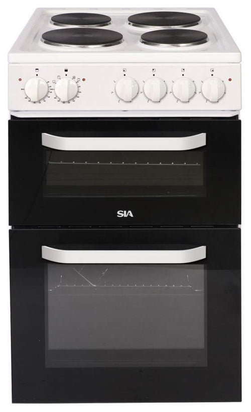 sia ETSA51W - White 4 Zone Electric Cooker - A energy