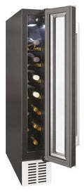 Hoover HWCB45UKBM- Black Built-in Wine Cooler - 24 Bottles - F Energy Rating