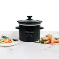 Hamilton Beach HBSC020B - Black 1.8L Slow Cooker - 3 Settings - Energy Efficient