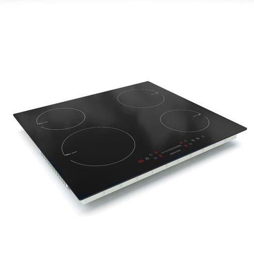 Teknix SCIH6PISL - Black 4 Zone Induction Hob - Display