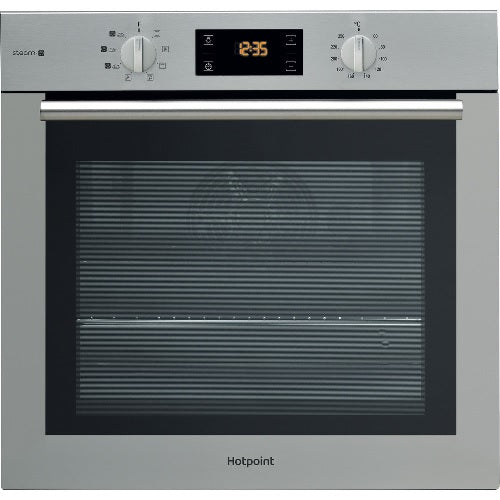 Hotpoint Gentle Steam Electric Single Oven - Stainless Steel