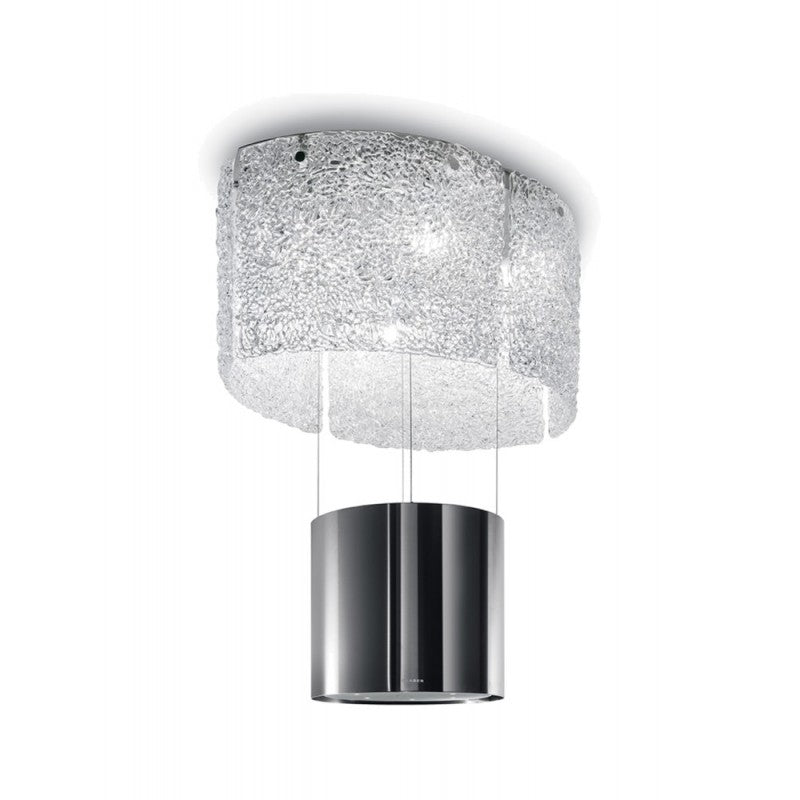 Faber NEST PLUS KL - Stainless Steel Glass Island Hood - 86cm - A Energy