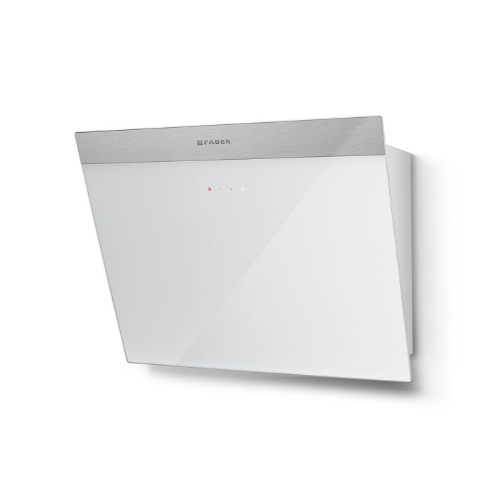 Faber Daisy B EG6 WH A55 - White Glass Wall Extractor - 55cm - A Energy