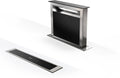 Faber FABULA-PLUS-EVO-A60 - Black Glass/Stainless Steel 60cm Downdraft Extractor - B Energy Rated