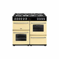 Belling FARMHOUSE 100DFT Crm 4444 - Cream 7 Zone Dual Fuel Cooker - A/A energy