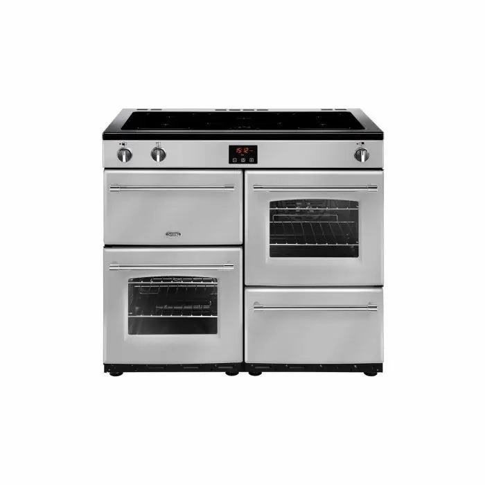 Belling FARMHOUSE 100EI S - Silver 5 Zone Electric Cooker - A/A energy